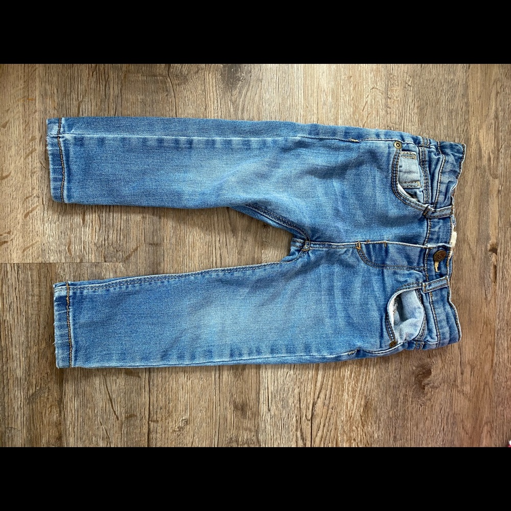 zara toddler “vintage fade” skinny jeans